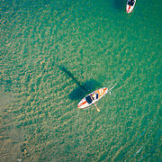 Le paddle sur le plan d'eau